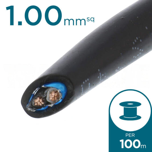 Electra 7/0.4 1 Pair 0.88mm Instrumentation Cable 100 Metre Drum