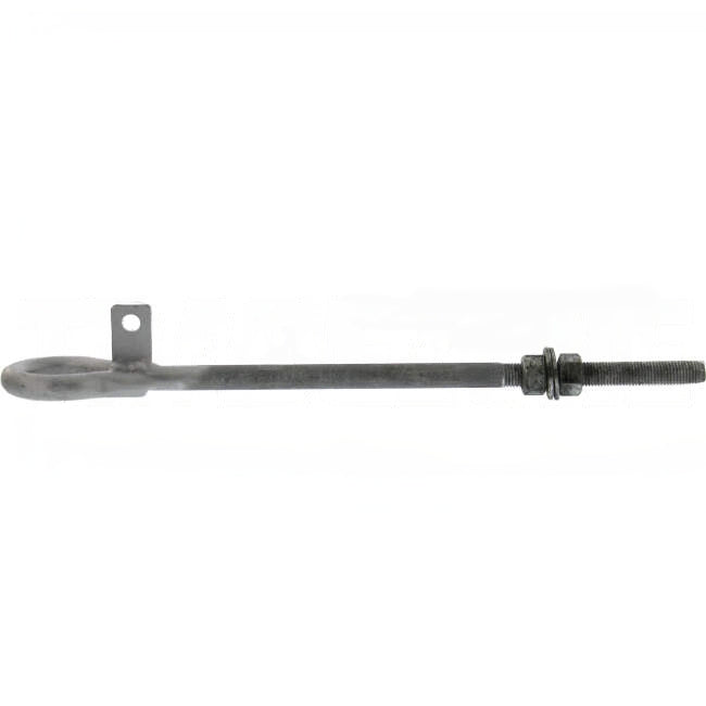 EDS 16mm Galvanised Eye Bolt 350mm Long Energex & Ergon Approved 90KN Rating With Earth Tag