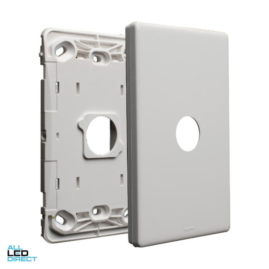 Legrand 1 Gang EXCEL LIFE DEDICATED Grid & Cover Plate White