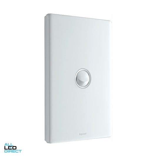 Legrand 16 Amp 1 Gang EXCEL LIFE DEDICATED Vertical Internal Waterproof Rocker Switch White ALL LED Direct