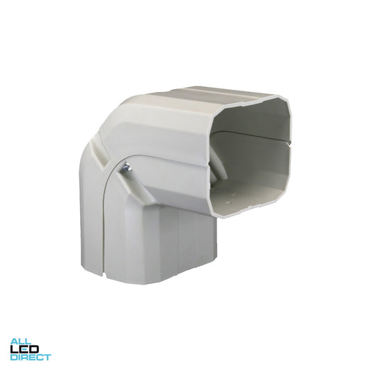 Ezyduct 80mm 90 Degree Elbow Light Beige Suitable For Air Conditioning Duct