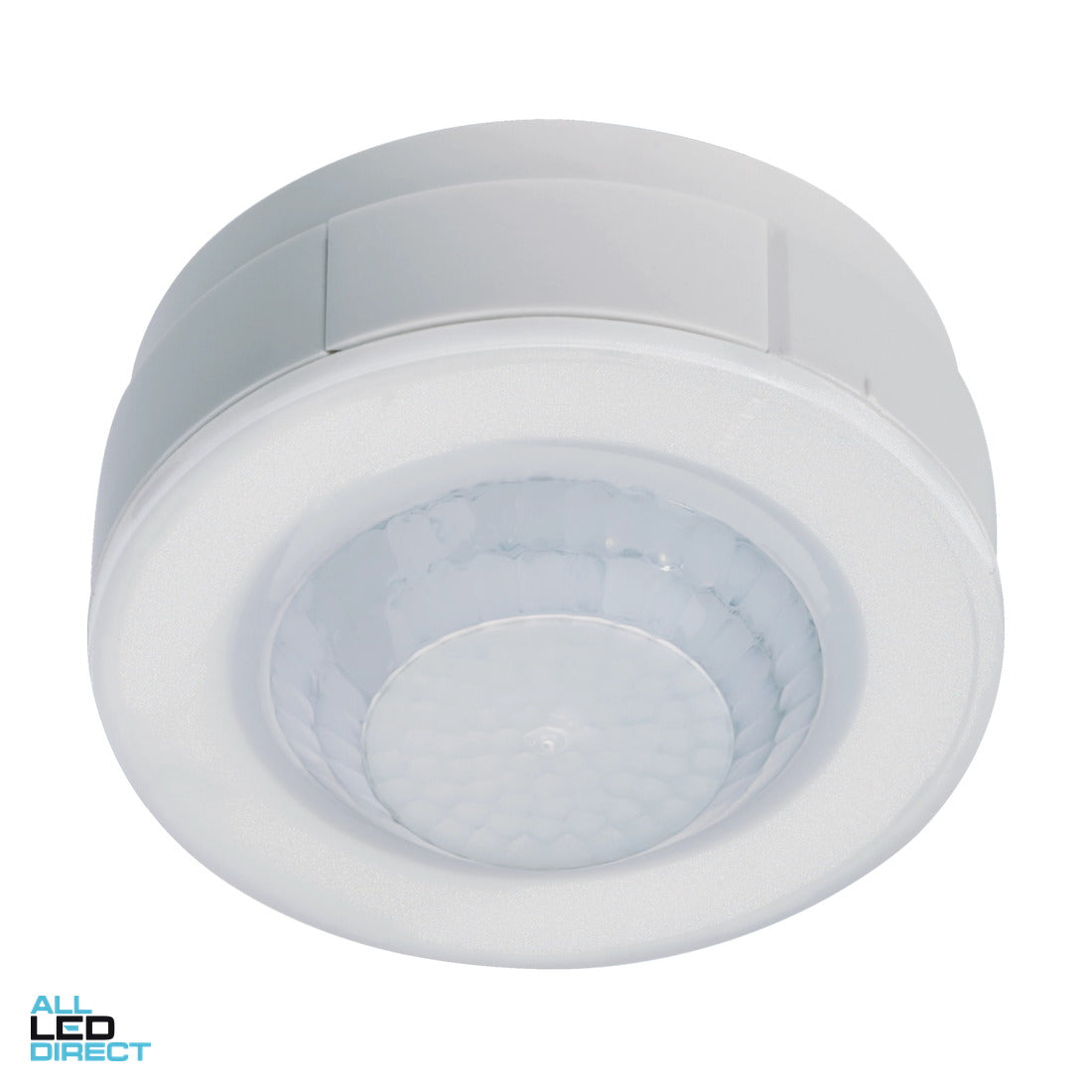 Hager 360 Degree Surface Mounted Ceiling Movement Sensor IP21 With 6 Metre Detection Range White ALL LED Direct