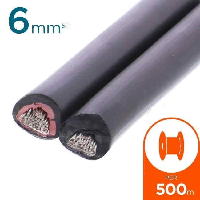 6mm DC Twin Solar Cable IEC62930 1500v 500 Metre Drum - Default Title (EIB60001005_V0500)