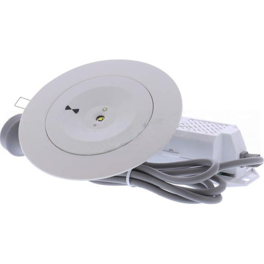 Clevertronics 2.5 Watt ECONOMY LIFELIGHT LED D40 Non Maintained Recessed Emergency Light