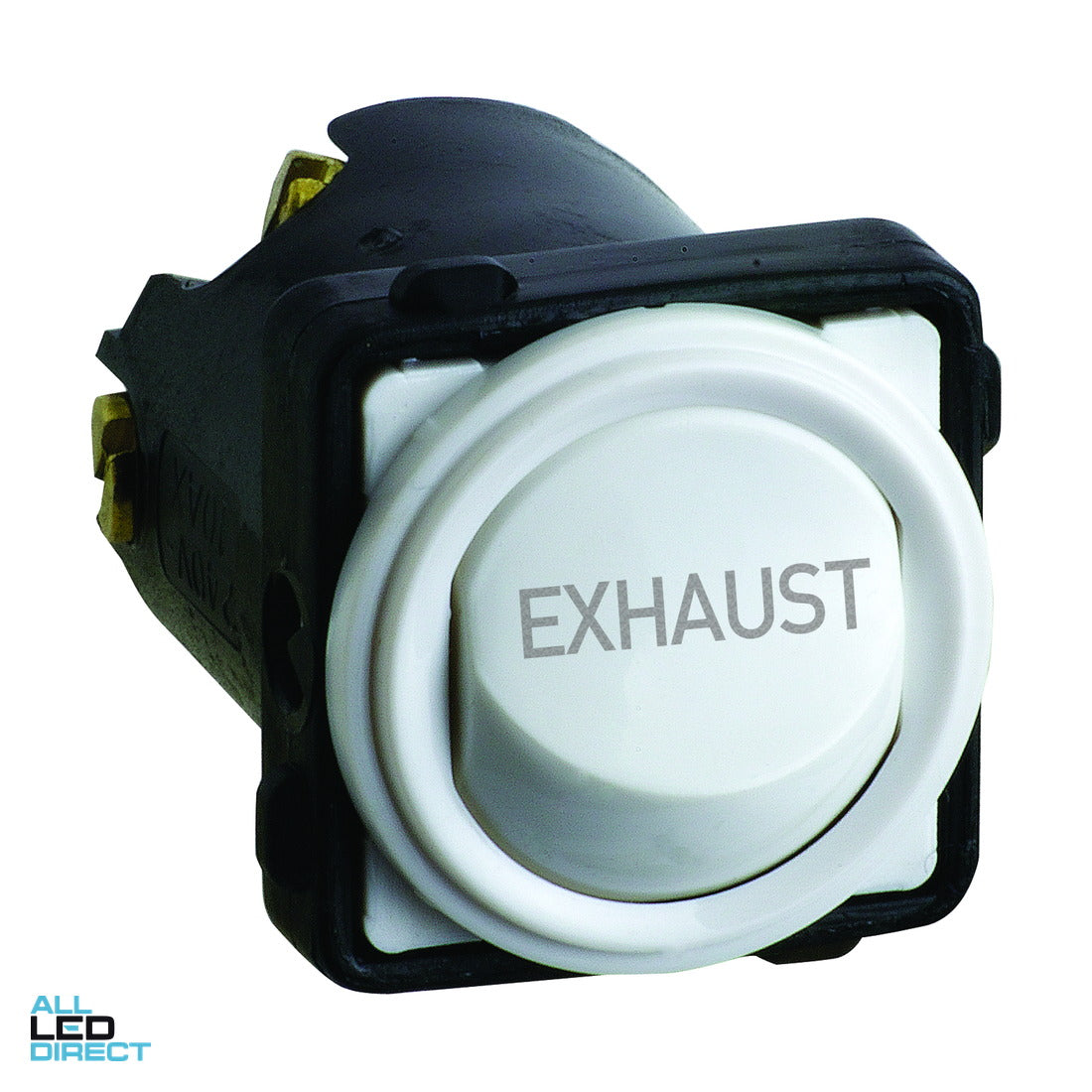 Legrand 16 Amp EM SERIES Rocker Switch Mech White Engraved With 'EXHAUST' ALL LED Direct