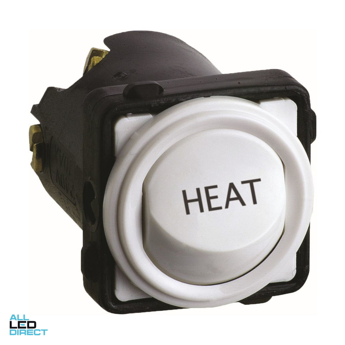 Legrand 16 Amp EM SERIES Rocker Switch Mech White Engraved With 'HEAT' ALL LED Direct