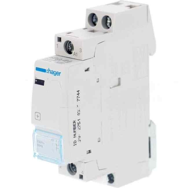 Hager 25 Amp 2 Pole Contactor With 230 Volt AC Coil & 2 x N/C Auxilary Contact - Default Title (ESC226)