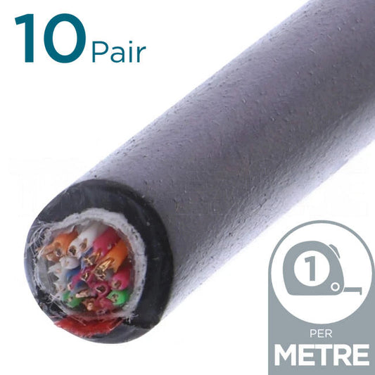 Garland 10 Pair Outdoor Phone Cable Jelly Filled per Metre