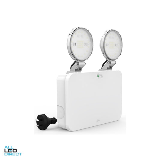 Ektor 2.5 W DUO CORE Surface Mounted LED Weatherproof Emergency Luminaire White IP65 4000/5000/6500 K ALL LED Direct