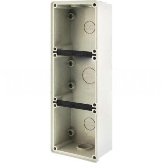 Clipsal EASY56  101mm W x 294mm H x 63mm D Industrial 3 Module Mounting IP66 Enclosure