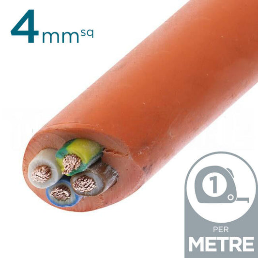 Electra 4mm 56/0.30mm 4 Core Heavy Duty Cable Per Metre