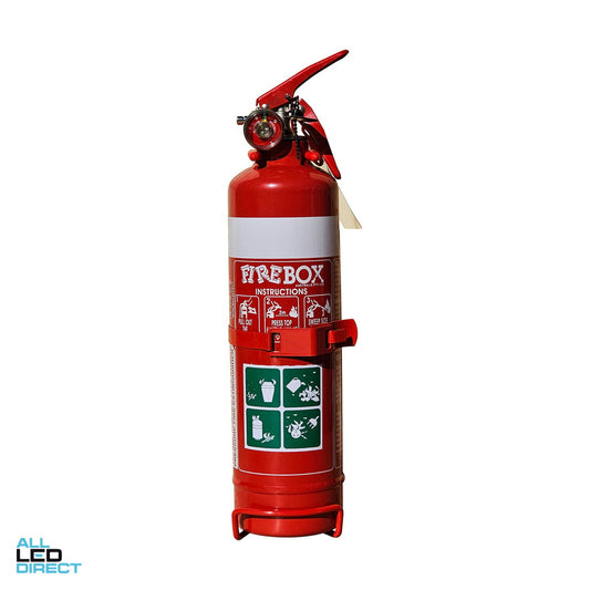 Firebox 1kg ABE Dry Chemical Powder Extinguisher ALL LED Direct