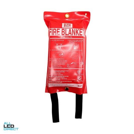 Firebox 1 Metre x 1 Metre Fire Blanket ALL LED Direct