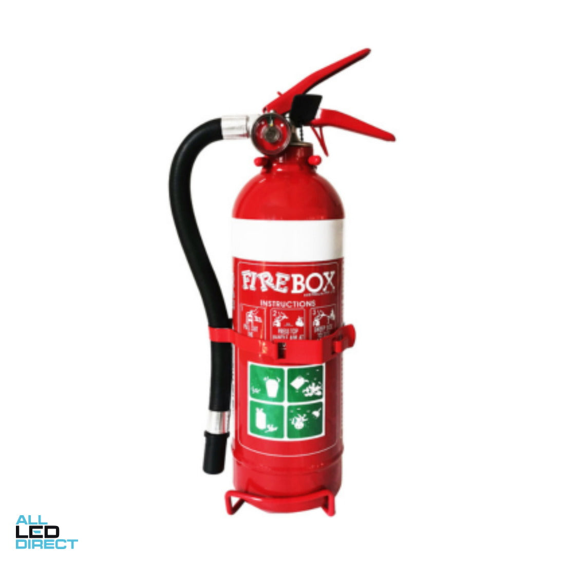 Firebox 1.5 kg ABE Dry Chemical Powder Extinguisher ALL LED Direct