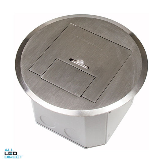 ECD Stainless Steel Flush Floor Box ALL LED Direct