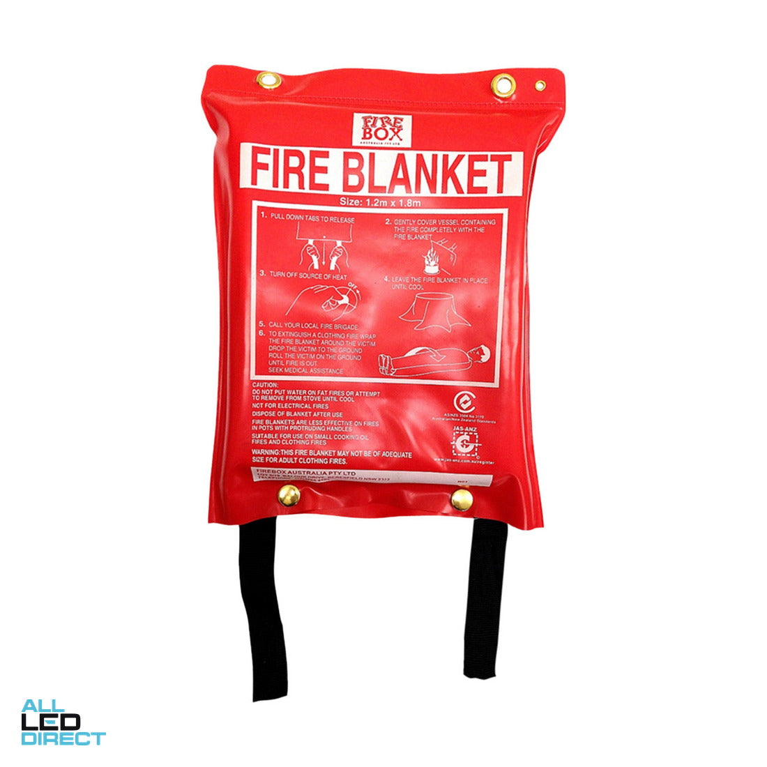 Firebox 1.8 Metre x 1.2 Metre Fire Blanket ALL LED Direct