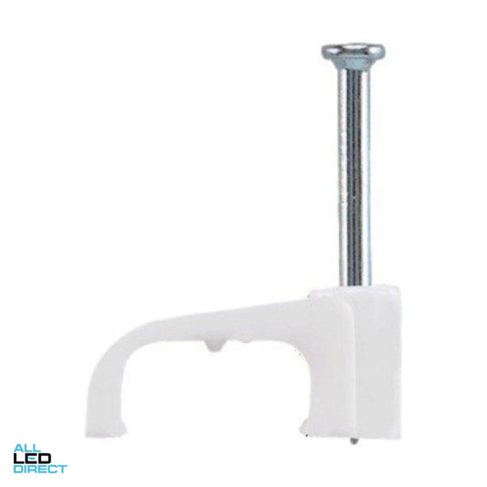 Omega 2.5mm Flat Cable Clip Bucket of 5000