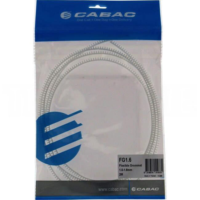 Cabac 1mm - 1.6mm x 2 Meter Flexible Conduit Bushing Grommet