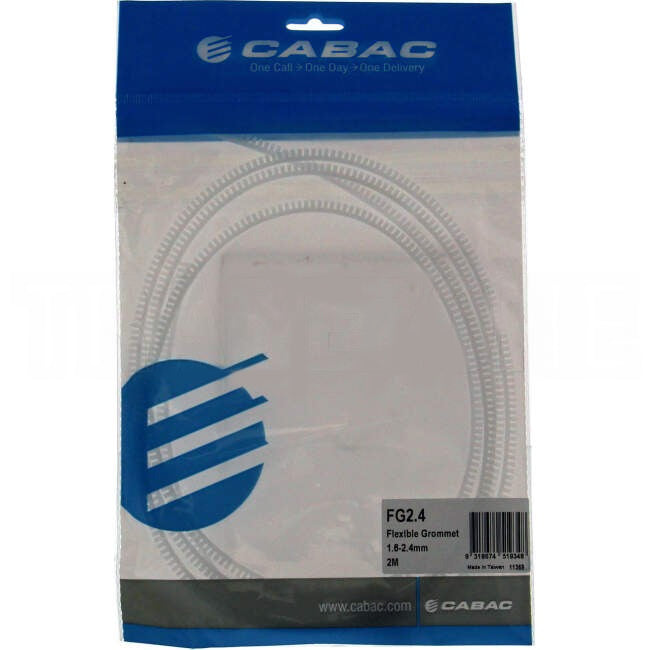 Cabac 1.6mm - 2.4mm x 2 Meter Flexible Conduit Bushing Grommet