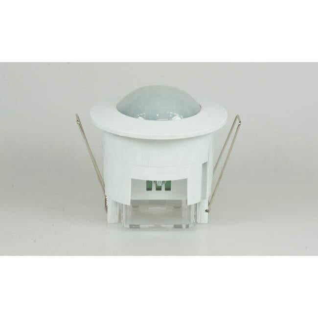 Matelec 360 Degree Flush Mounted Ceiling Movement Sensor IP44 With 6 Metre Detection Range White