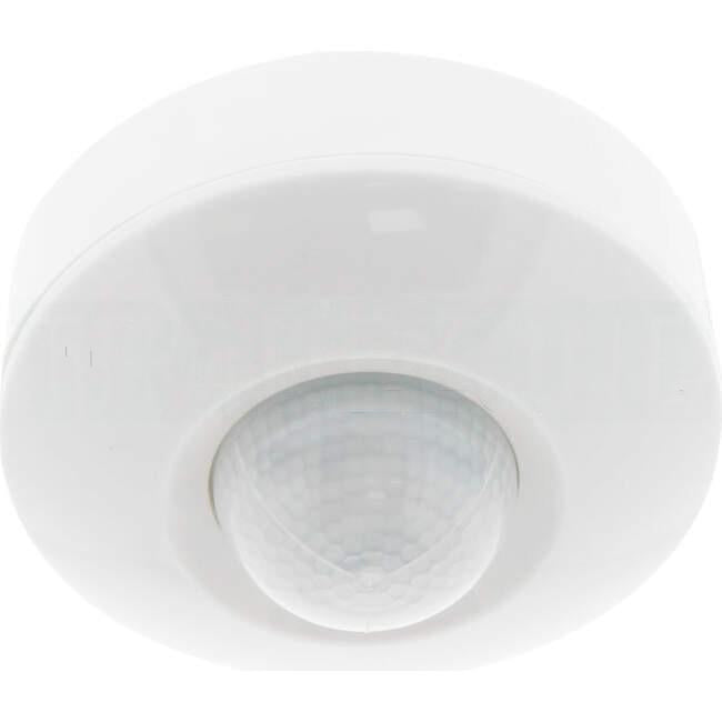 Matelec 360 Degree Surface or Flush Mounted Ceiling PIR Movement Sensor IP20 With 22 Metre Detection Range White