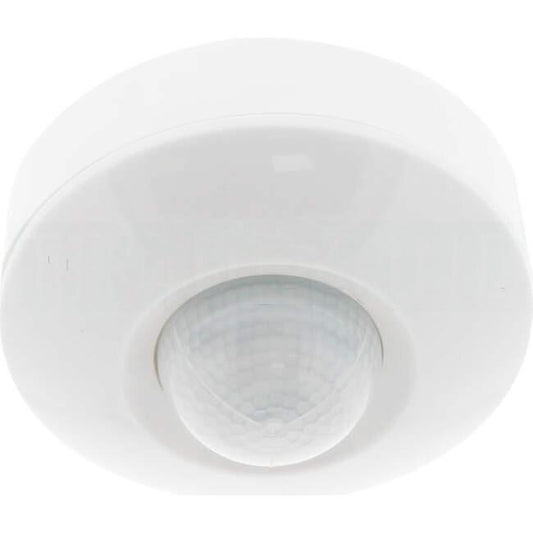 Matelec 360 Degree Surface or Flush Mounted Ceiling PIR Movement Sensor IP20 With 22 Metre Detection Range White