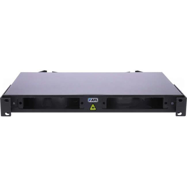 AFL 2 Panel 1RU Modular Sliding Fibre Optic Rack Enclosure