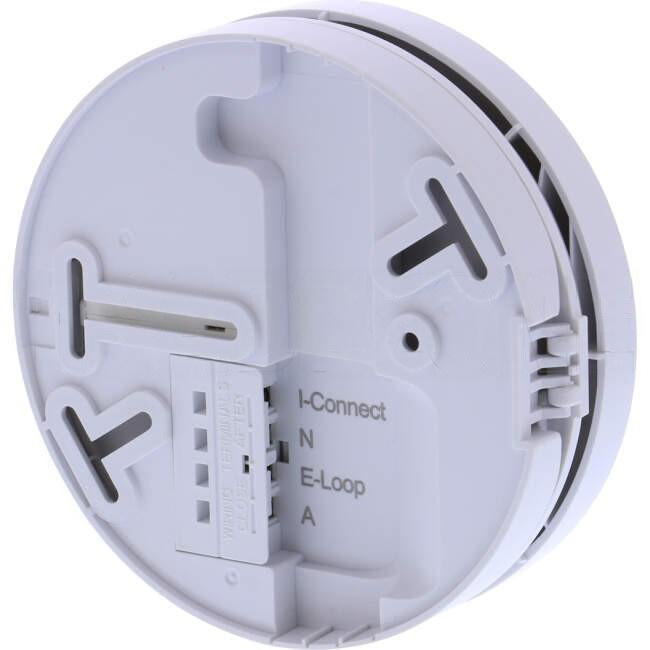 Matelec 240 Volt Surface Mounted Wireless Photoelectric Smoke Alarm with 10 Year Lithium Battery Back Up