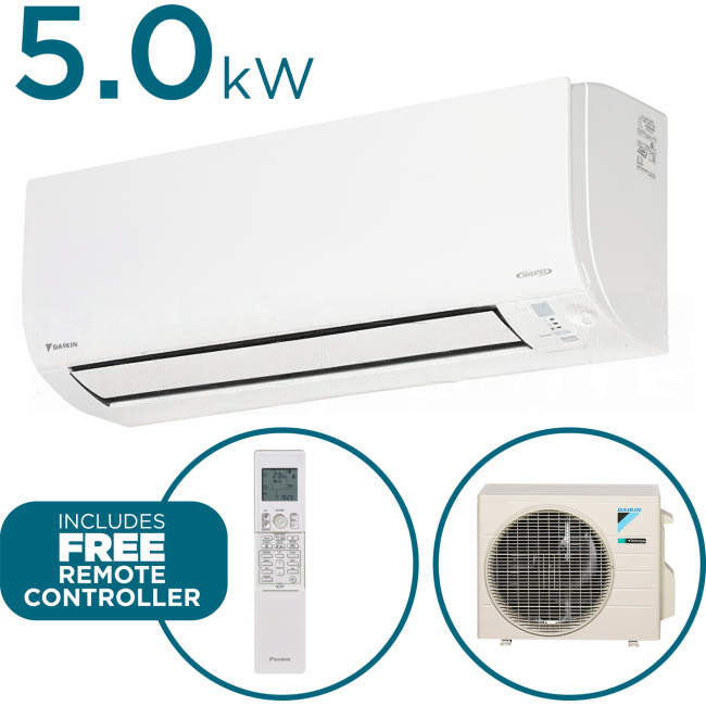 Daikin 5.0kW Cool 6.0kW Heat CORA Inverter Hi-Wall Indoor/Outdoor Air Conditioning Unit