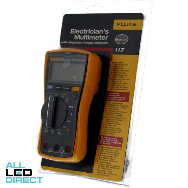 Fluke 117 Electricians Digital Multimeter with Non-Contact voltage CAT 3 600 Volts