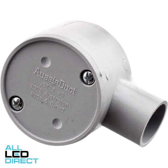 APP 25mm 1 Way Shallow Round Junction Box - Green Star Certified