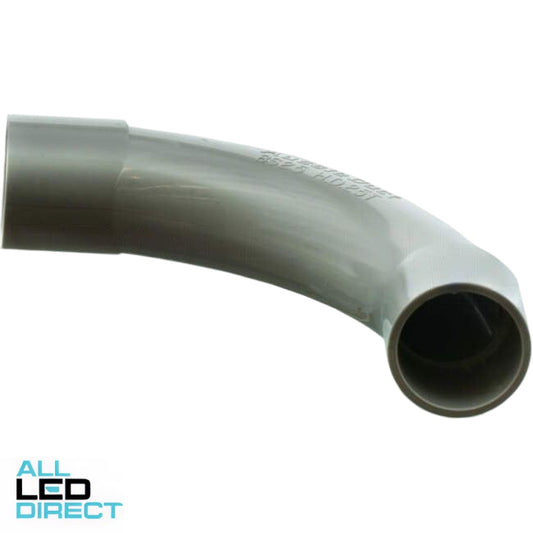 APP 25mm 90 Degree Standard Conduit Bend Grey - Green Star Certified