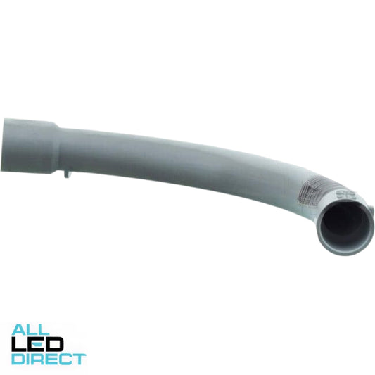 APP 25mm 90 Degree Sweeping Communications Conduit Bend 150mm Radius White - Green Star Certified
