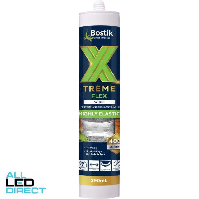 Bostik Xtreme Flex High Performance MS Sealant & Adhesive Cartridge White 290ml