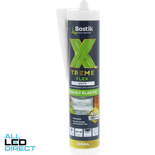 Bostik Xtreme Flex High Performance MS Sealant & Adhesive Cartridge White 290ml