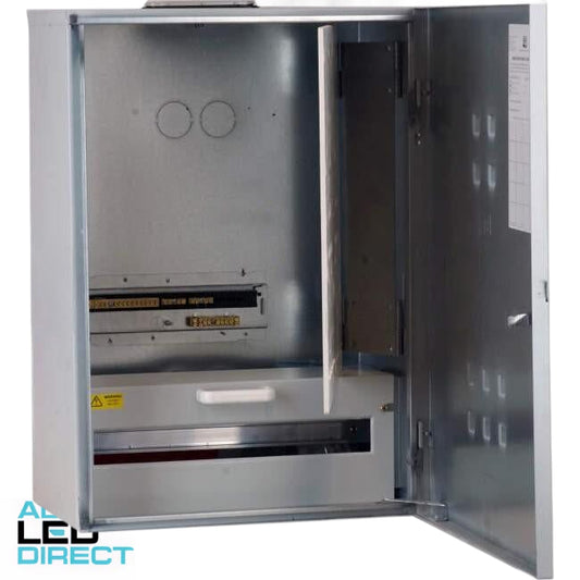 B&R Meter Box Including 22 Pole Switchboard & Meter Panel Designed For Both Single & Multi-Phase Installations Suitable for QLD