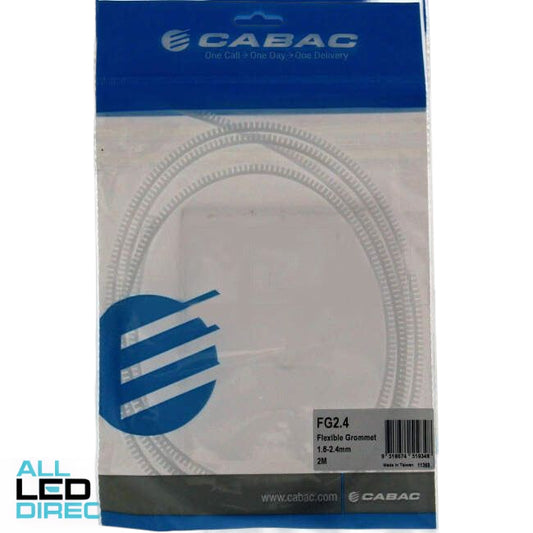 Cabac 1.6mm - 2.4mm x 2 Meter Flexible Conduit Bushing Grommet