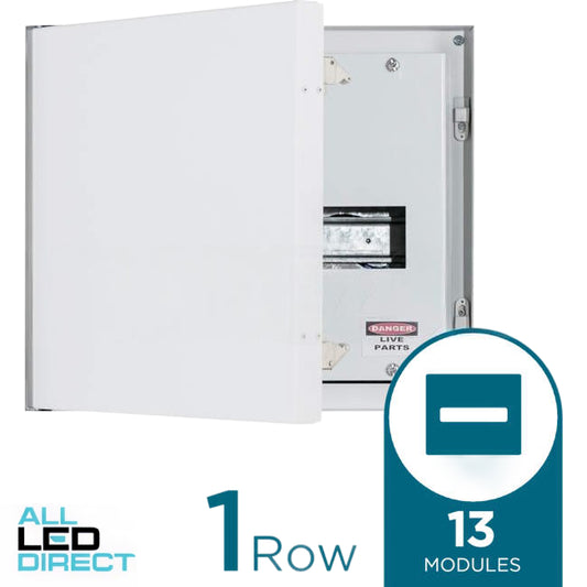 Built Boards 13 Pole INVISABOARD Flush Mounted Switchboard