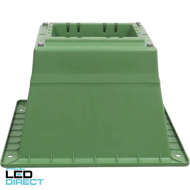 Cabac Green Pillar Base With D Bolt Kit IP44 Green