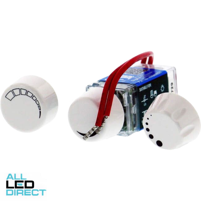 Cabac 350 Watt S-CLICK Trailing Edge Dimmer Mech White