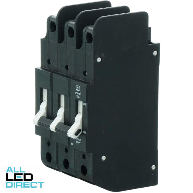 CBI Heinemann 32 Amp SFM Miniature Circuit Breaker MCB Curve 2 3 Pole 6kA