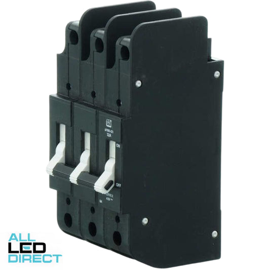 CBI Heinemann 32 Amp SFM Miniature Circuit Breaker MCB Curve 2 3 Pole 6kA