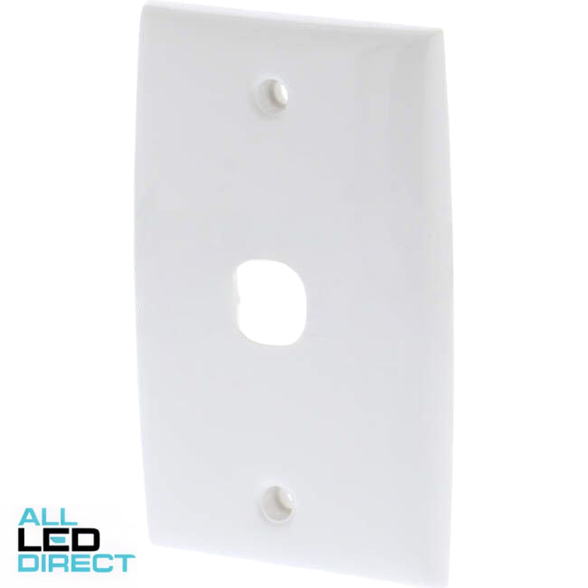 Clipsal 1 Gang STANDARD Grid Plate White