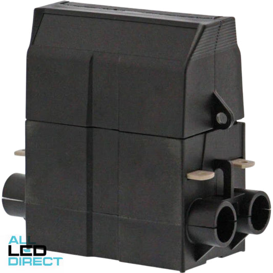 Eaton Bussman 100 Amp  Back Wire Fuse Holder Black