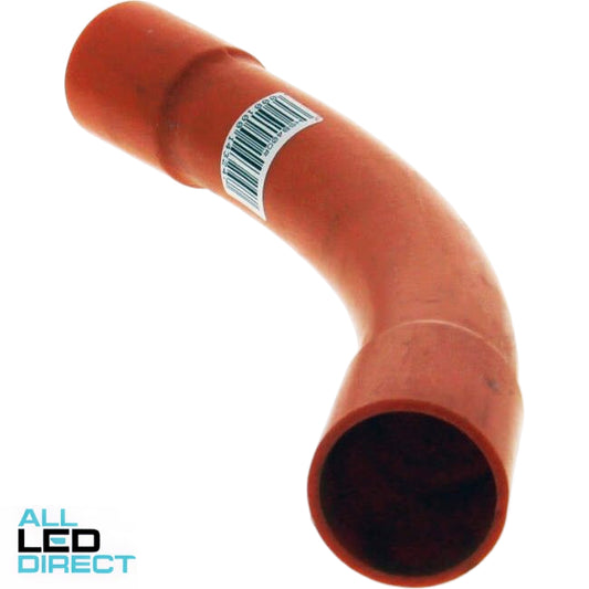 APP 40mm 45 Degree 300mm Radius Heavy Duty Sweeping Conduit Bend Orange - Green Star Certified