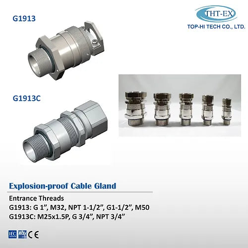 Explosion-proof Cable Gland G1913 & G1913C