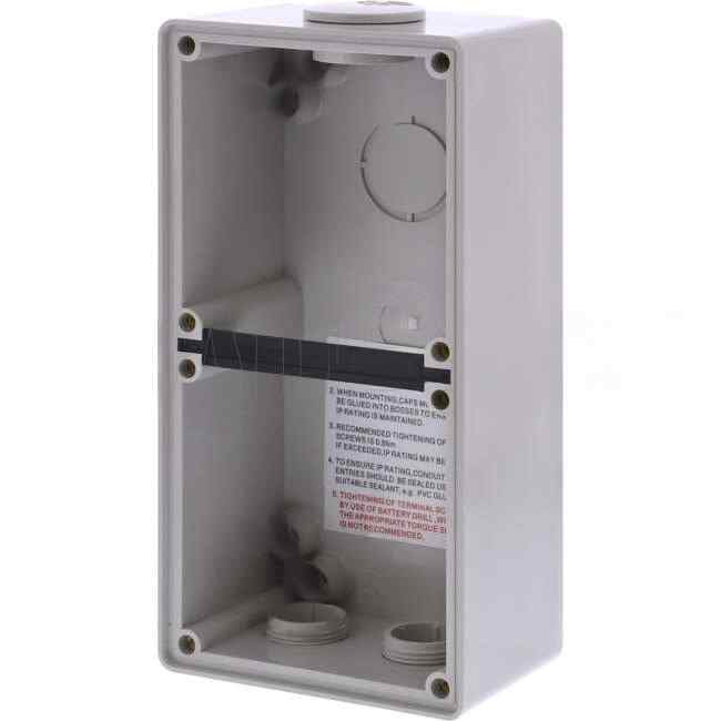 GEN3 100mm W x 295mm H x 65mm D Industrial 2 Module Mounting IP66 Enclosure - Default Title (G2E)