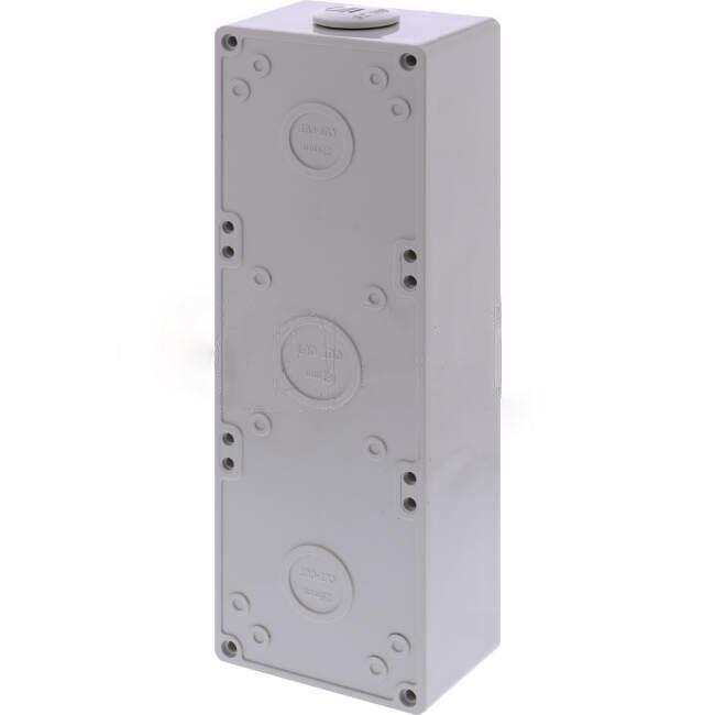 GEN3 100mm W x 295mm H x 65mm D Industrial 3 Module Mounting IP66 Enclosure