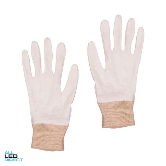 Volt Safety Deluxe Cotton Inner Glove Pack of 5 - Medium ( Size 9 )