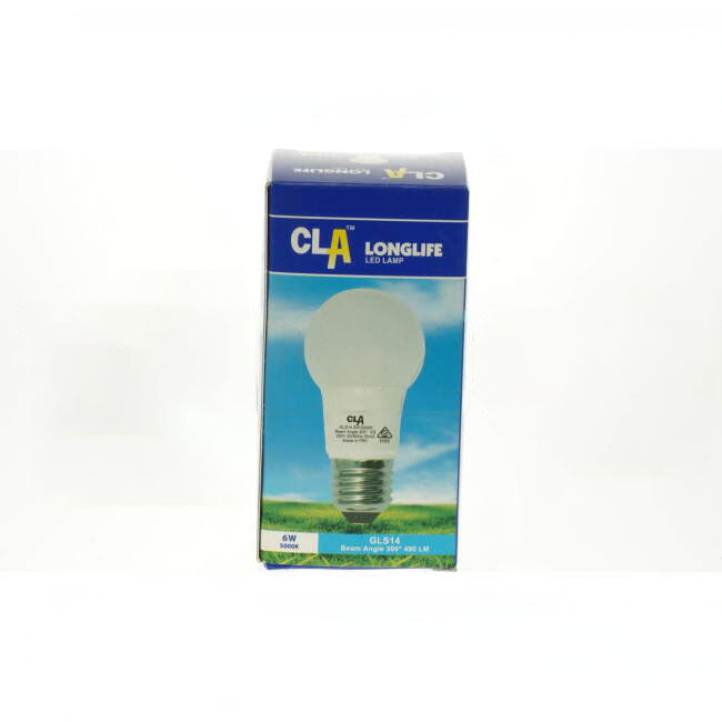 CLA 6 Watt LED Lamp With ES/E27 Connection 5000k